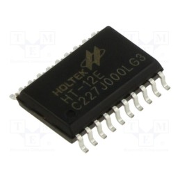1 pcs x HOLTEK - HT12E-SOP20-TUBE - IC: remote control encoder, SOP20, , 2.4÷12VDC