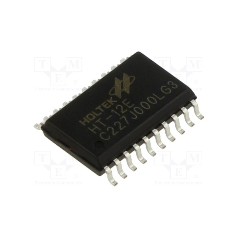 1 pcs x HOLTEK - HT12E-SOP20-TUBE - IC: remote control encoder, SOP20, , 2.4÷12VDC