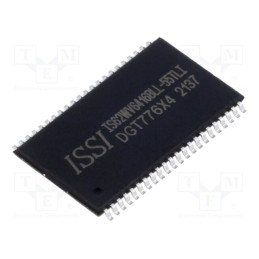 1 pcs x ISSI - IS62WV6416BLL-55TLI - IC: SRAM memory, 1MbSRAM, 64kx16bit, 2.5÷3.6V, 55ns, TSOP44 II