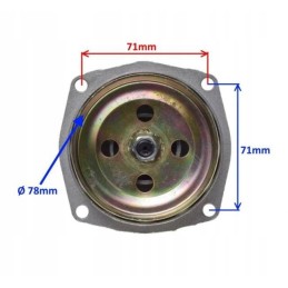 Clutch bell atv 50cc bike pocket 7 teeth 25h