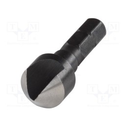 1 pcs x WOLFCRAFT - 2576000 - Countersink, 10mm, wood,metal,plastic, tool steel