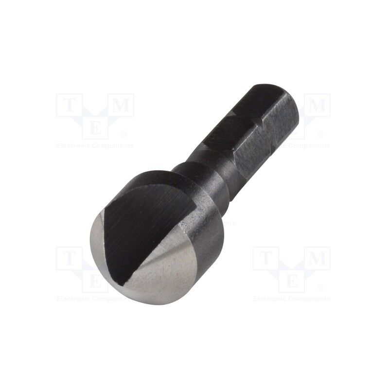 1 pcs x WOLFCRAFT - 2576000 - Countersink, 10mm, wood,metal,plastic, tool steel