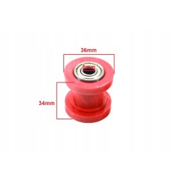 ATV Cross chain tensioner roller 8mm red