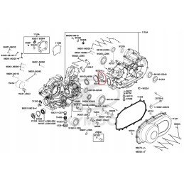 Seal, rear shaft output kymco mxu 500 550 700