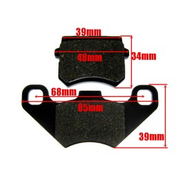 Brake pads for rear brake atv quad 125cc