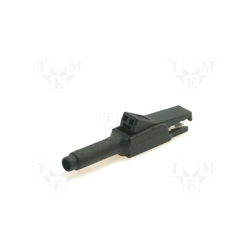 1 pcs x HIRSCHMANN T&M - MA 260 SH SW - Crocodile clip, 15A, black, Grip capac: max.6mm, Socket size: 4mm
