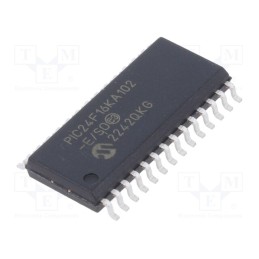 1 pcs x MICROCHIP TECHNOLOGY - PIC24F16KA102-E/SO - IC: PIC microcontroller, 16kB, 32MHz, I2C,IrDA,PWM,SPI,UART, SMD