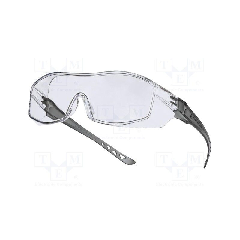 1 pcs x DELTA PLUS - HEKLA2 CLEAR - Safety spectacles, Lens: transparent, Classes: 1, HEKLA2