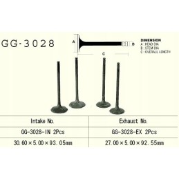 Suction valve vesrah suzuki dr 350 gg 3028 in