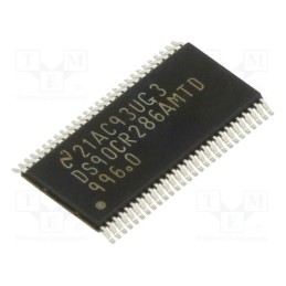 1 pcs x TEXAS INSTRUMENTS - DS90CR286AMTD/NOPB - IC: interface, line receiver, 1848Mbps, 3÷3.6VDC, LVDS, SMD, Ch: 28