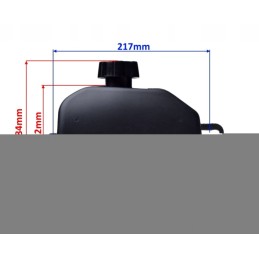 Fuel tank quad atv 50 110 black, top quality