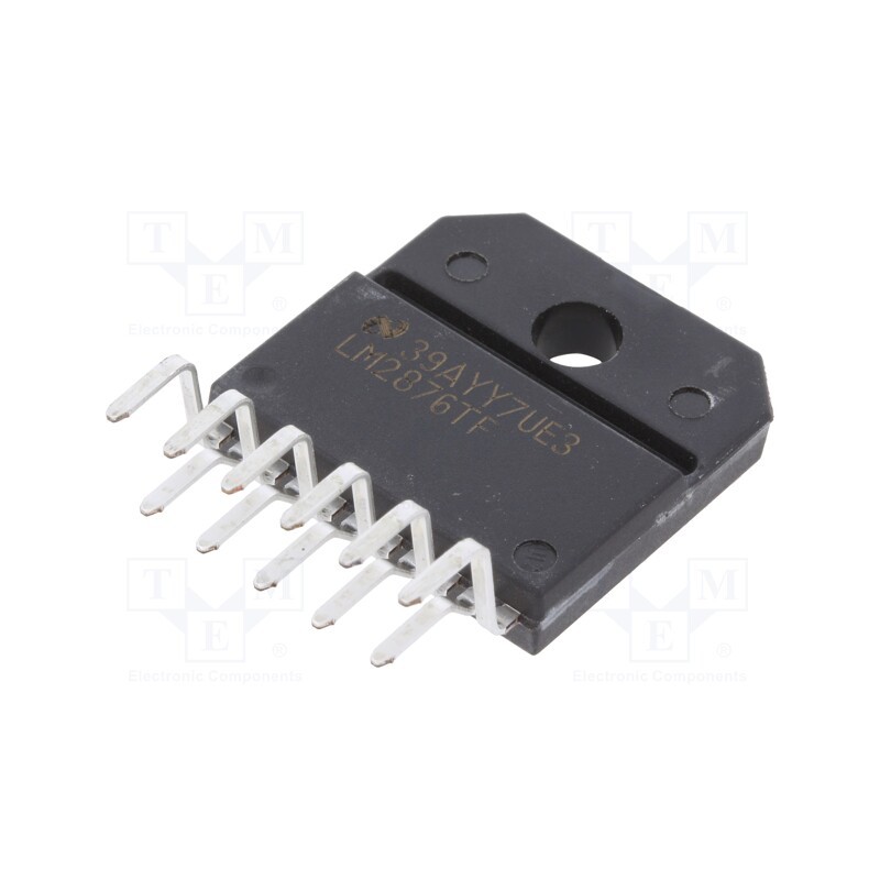 1 pcs x TEXAS INSTRUMENTS - LM2876TF/NOPB - IC: audio amplifier, Pout: 40W, 20÷60VDC, Ch: 1, Amp.class: AB, 4Ω