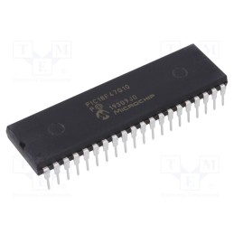 1 pcs x MICROCHIP TECHNOLOGY - PIC18F47Q10-I/P - IC: PIC microcontroller, 128kB, 64MHz, I2C x2,LIN,SPI x2,UART x2