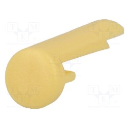 2 pcs x OKW - A1101004 - Pointer, plastic, yellow, push-in, pin, A10
