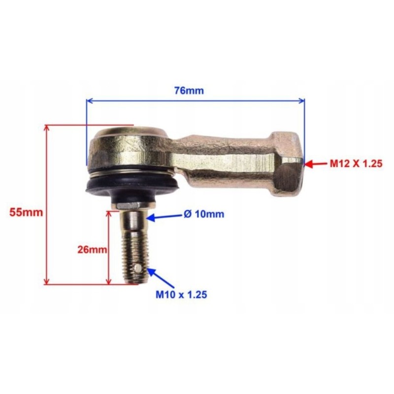 Tie rod end R ATV version B Quad