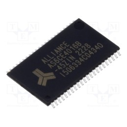 1 pcs x ALLIANCE MEMORY - AS6CE4016B-45ZIN - IC: SRAM memory, 4MbSRAM, 256kx16bit, 2.7÷3.6V, 45s, TSOP44 II