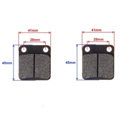 Brake pads rear bashan atv kingway eagle