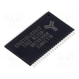 1 pcs x ALLIANCE MEMORY - AS6C4016B-45ZIN - IC: SRAM memory, 4MbSRAM, 256kx16bit, 2.7÷3.6V, 45ns, TSOP44 II