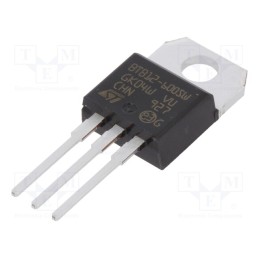 1 pcs x STMicroelectronics - BTB12-600SWRG - Triac, 600V, 12A, TO220AB, Igt: 10mA, logic level