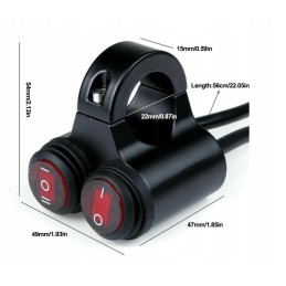 Double handlebar switch