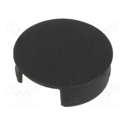 2 pcs x OKW - A3220009 - Cap, polyamide, black, push-in, A3020,A3120