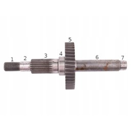 Output shaft 4t gy6 150cc fuxin