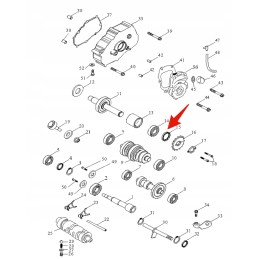 25x47x7 lucky star seal for the output sprocket