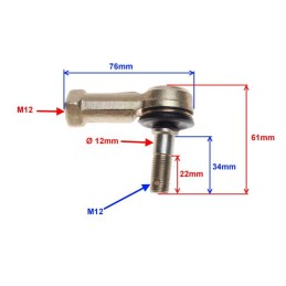 Tie rod end atv quad p shineray