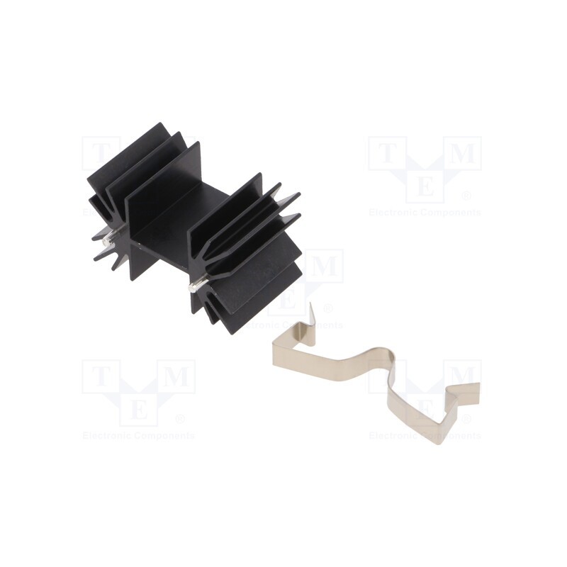 1 pcs x ALUTRONIC - PR33/25,4/MC - Heatsink: extruded, H, TO218,TO220,TOP3, black, L: 25.4mm, W: 42mm