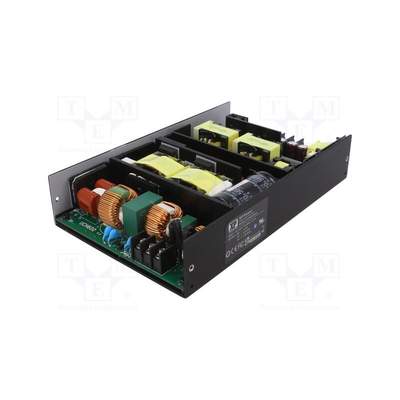 1 pcs x XP POWER - UCH600PS48 - Power supply: switched-mode, for building in, 600W, 48VDC, 12.5A