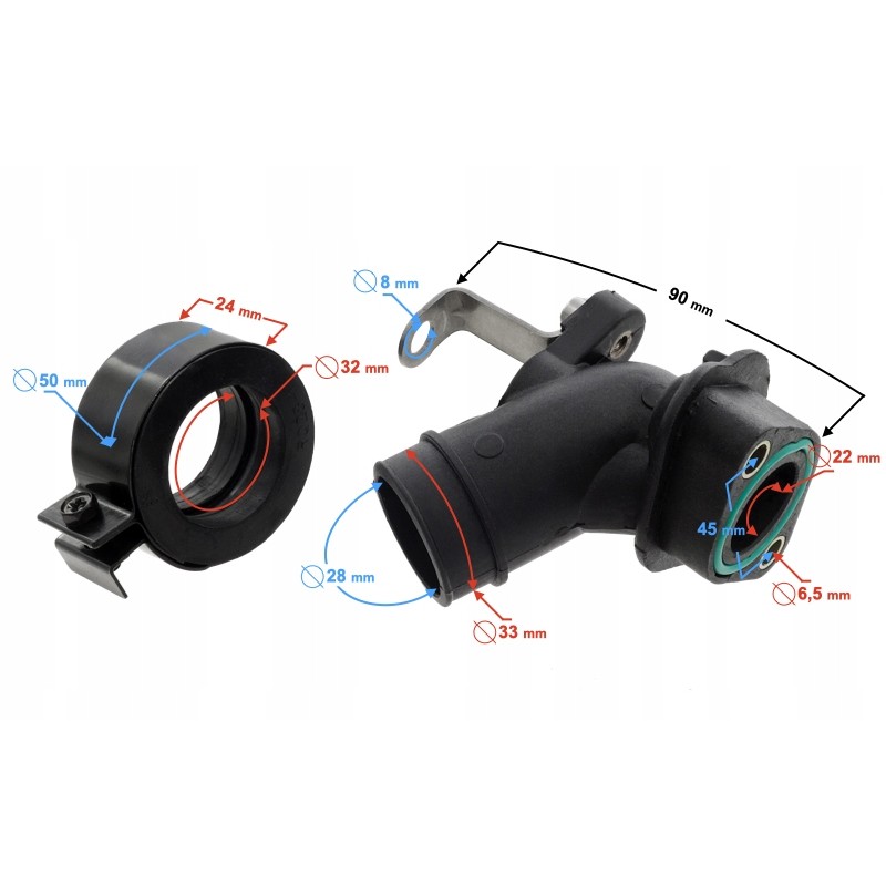 Suction nozzle ATV Mikilon 180 h