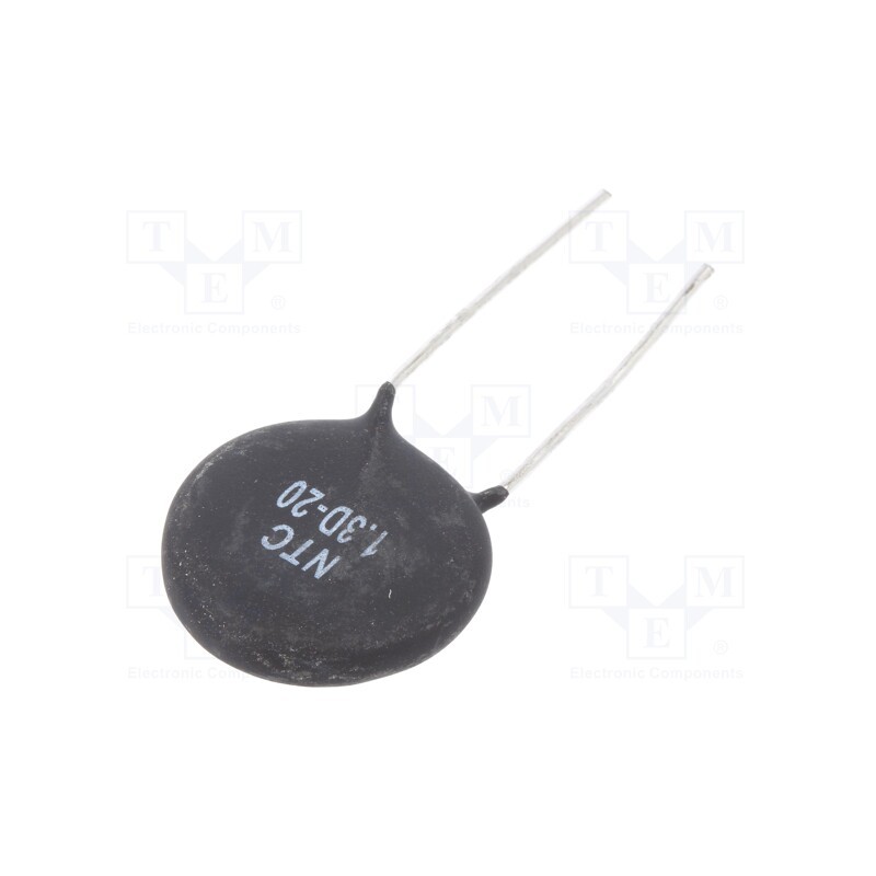 2 pcs x SR PASSIVES - NTCS-21-1R3-9 - NTC thermistor, 1.3Ω, 21.5mm, -55÷200°C, THT