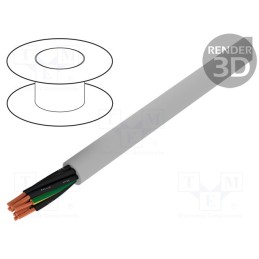 1 rol x ALPHA WIRE - 470097YY GE033 - Wire, Pro-Met, 9G0.75mm2, unshielded, 300V,500V, 100m, Cu, stranded