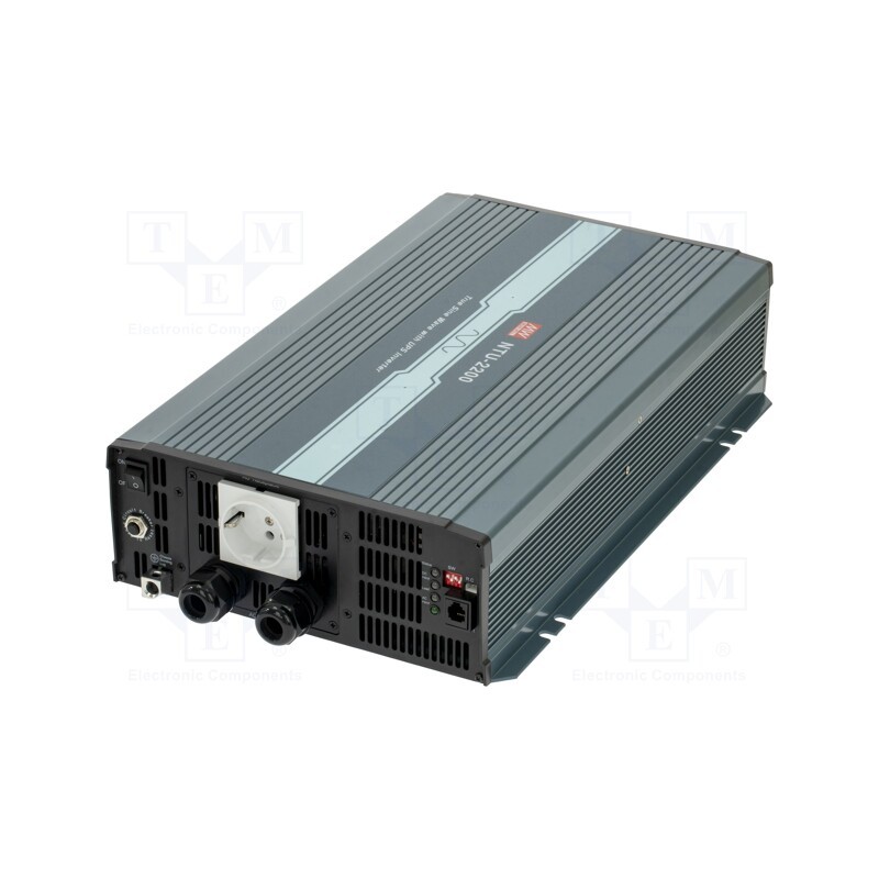 1 pcs x MEAN WELL - NTU-2200-248EU - Converter: DC/AC, 2.2kW, Uout: 230VAC, 40÷66VDC, Out: mains 230V