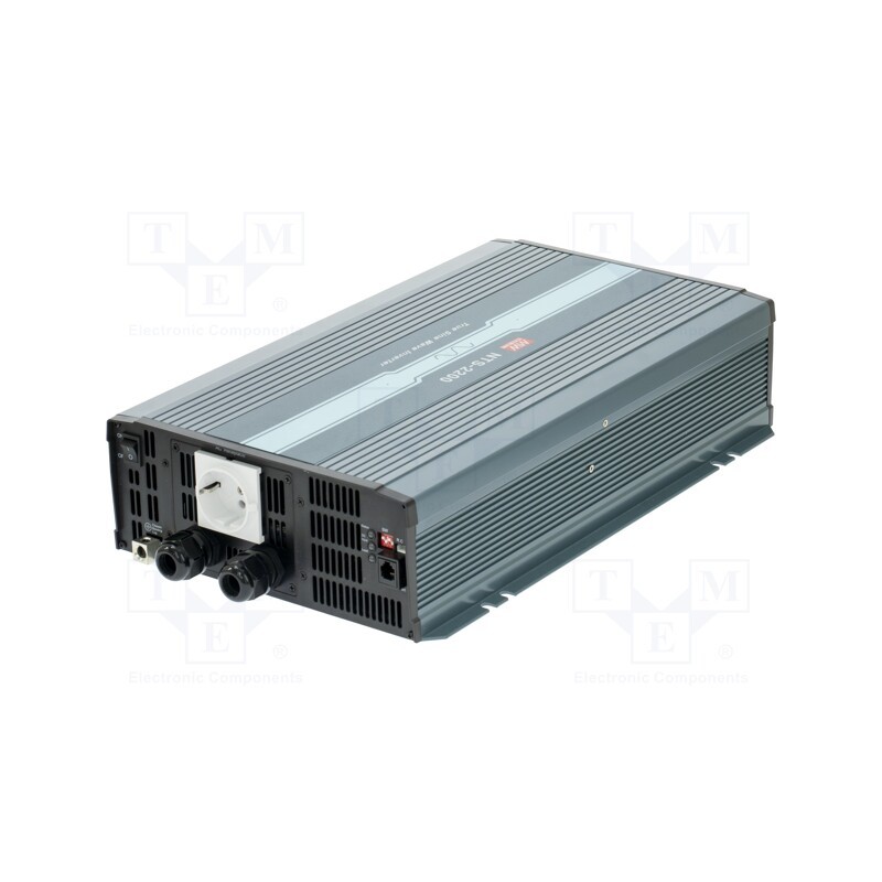 1 pcs x MEAN WELL - NTS-2200-224EU - Converter: DC/AC, 2.2kW, Uout: 230VAC, 20÷33VDC, Out: mains 230V