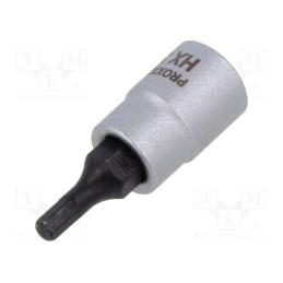1 pcs x PROXXON - 23743 - Socket, hex key,socket spanner, HEX 3mm, 1/4', 33mm