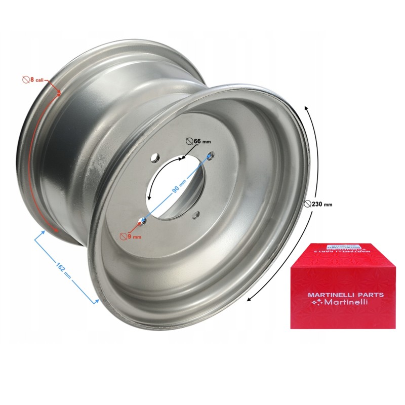 Front rim 8x5 5 90mm atv