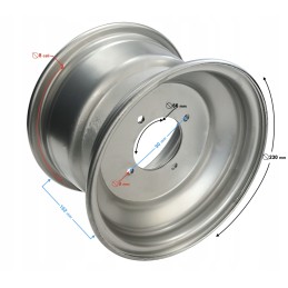 Front rim 8x5 5 90mm atv