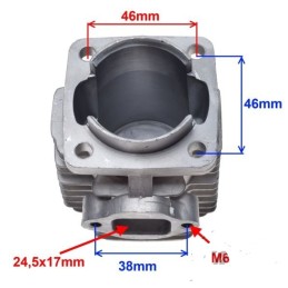 Pocket bike 50 mini cross dirt bike cylinder 44mm