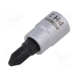 1 pcs x PROXXON - 23731 - Socket, socket spanner,Phillips, PH2, 1/4'