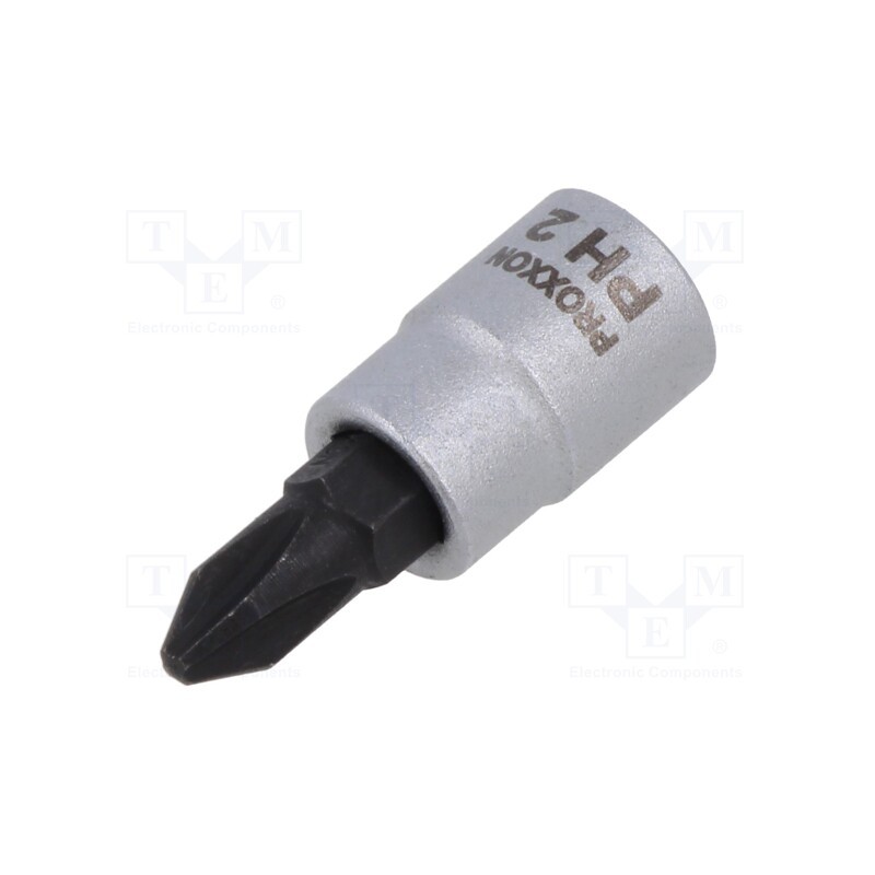1 pcs x PROXXON - 23731 - Socket, socket spanner,Phillips, PH2, 1/4'