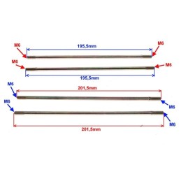 Cylinder pin atv 110 50 90 quad 4 pcs