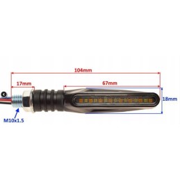 Dynamic turn signal with parking light