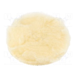 1 pcs x WOLFCRAFT - 2224000 - Cleaning cloth: polisher, Ø: 125mm, lambswool, Mounting: bur