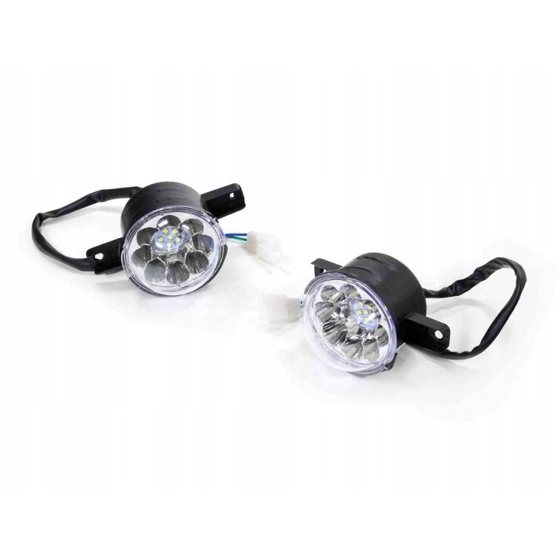 ATV front lamp 125 LED round left right set