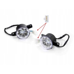 ATV front lamp 125 LED round left right set