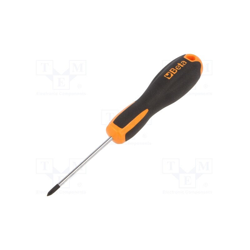 1 pcs x BETA - 12021003 - Screwdriver, Phillips, PH0, EVOX, Blade length: 60mm
