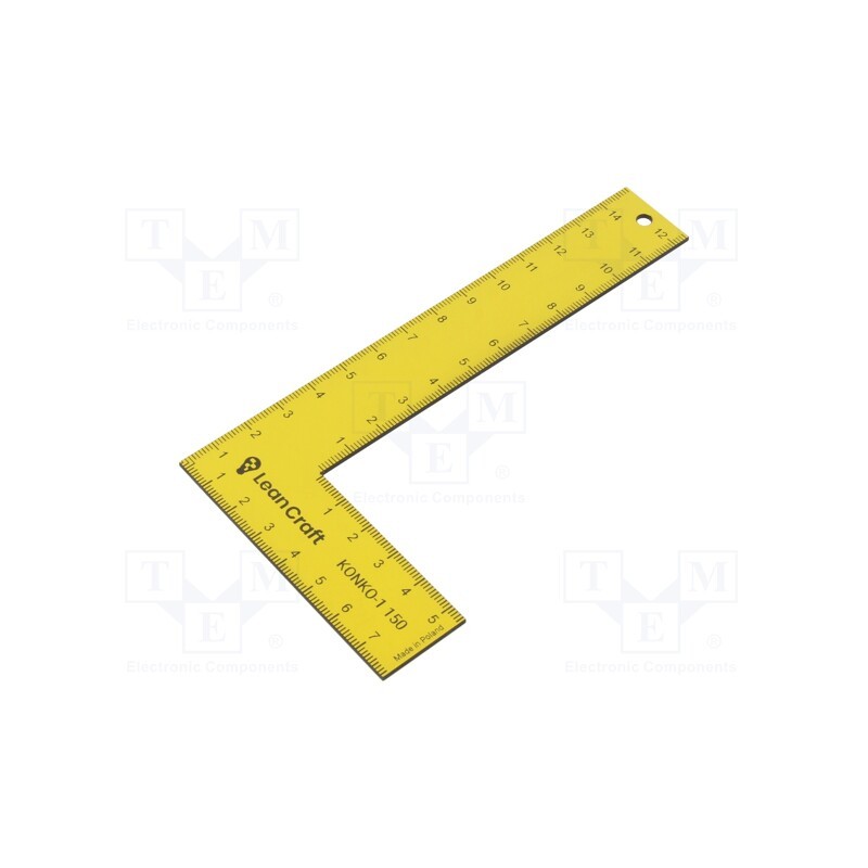 1 pcs x LeanCraft - KONKO-1-150-Y - Try square, 150x80mm