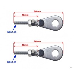 Rear axle tensioner for Shinrayray ATV 150