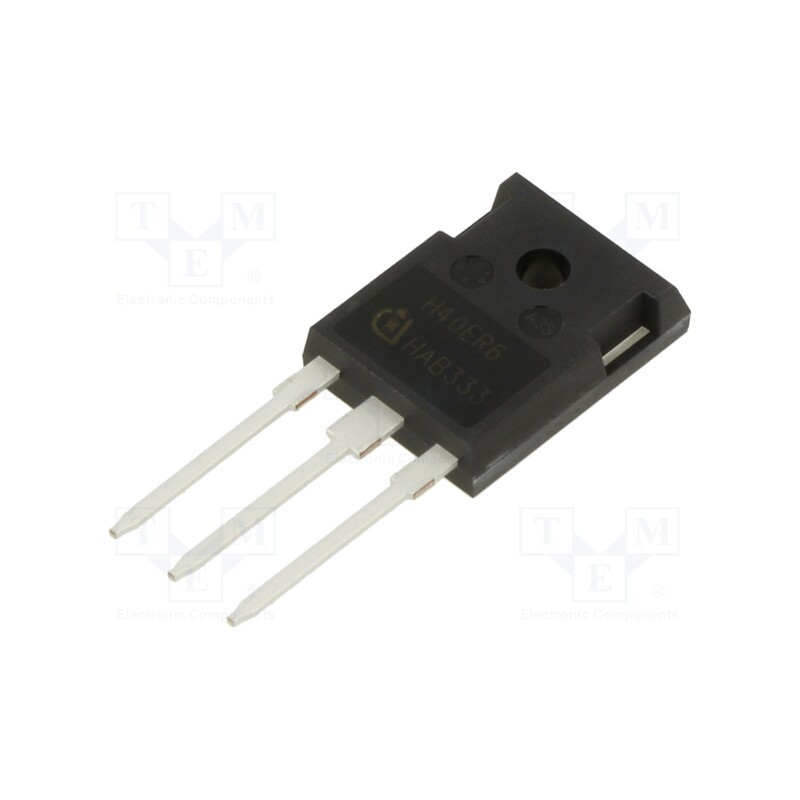 1 pcs x INFINEON TECHNOLOGIES - IHW40N65R6XKSA1 - Transistor: IGBT, 650V, 54A, 105W, TO247-3, single transistor
